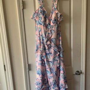 Riland Maxi Dress Sweet Pea Lilly Pulitzer size 16